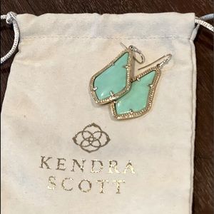 Kendra Scott Turquoise drop earrings.